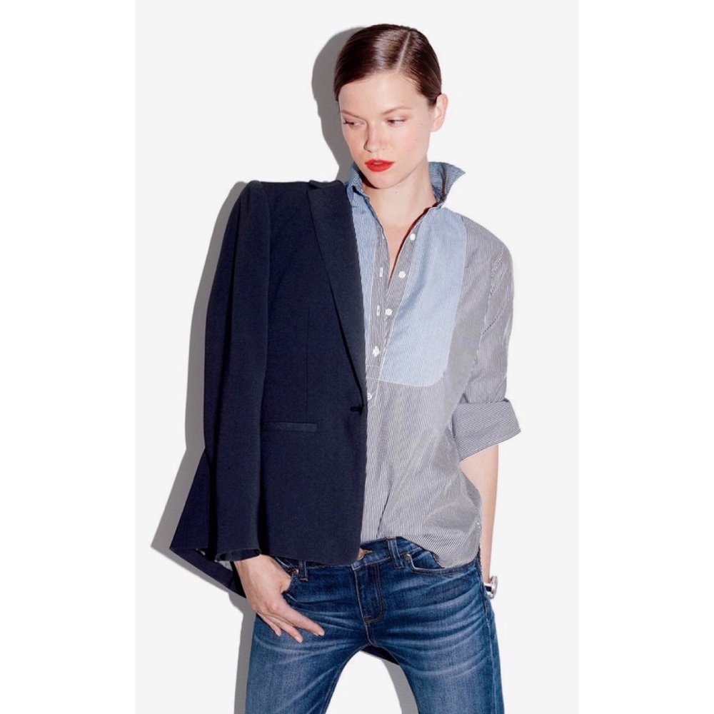 J.Crew Striped Popover Tunic ~ Size 0